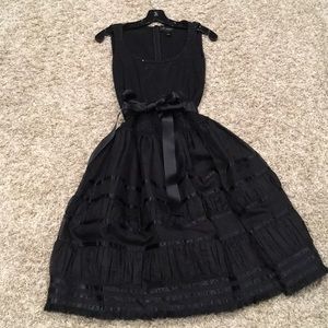 St. John black sequin dress size 6